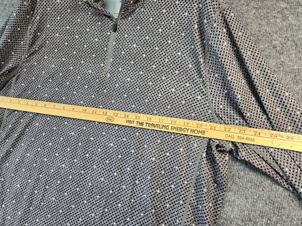 1764 Men's Long Sleeve Quarter-Zip Pullover Shirt Size Large