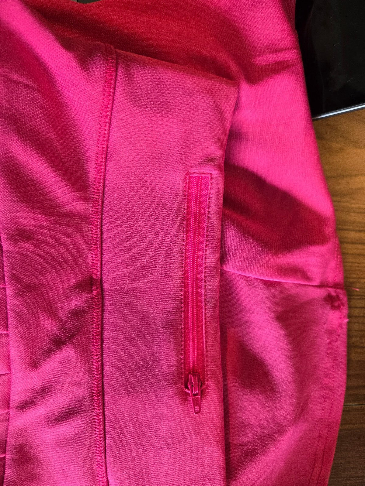 Neon Fuchsia Pink Workout Skort Size Medium Athletic Tennis Skirt