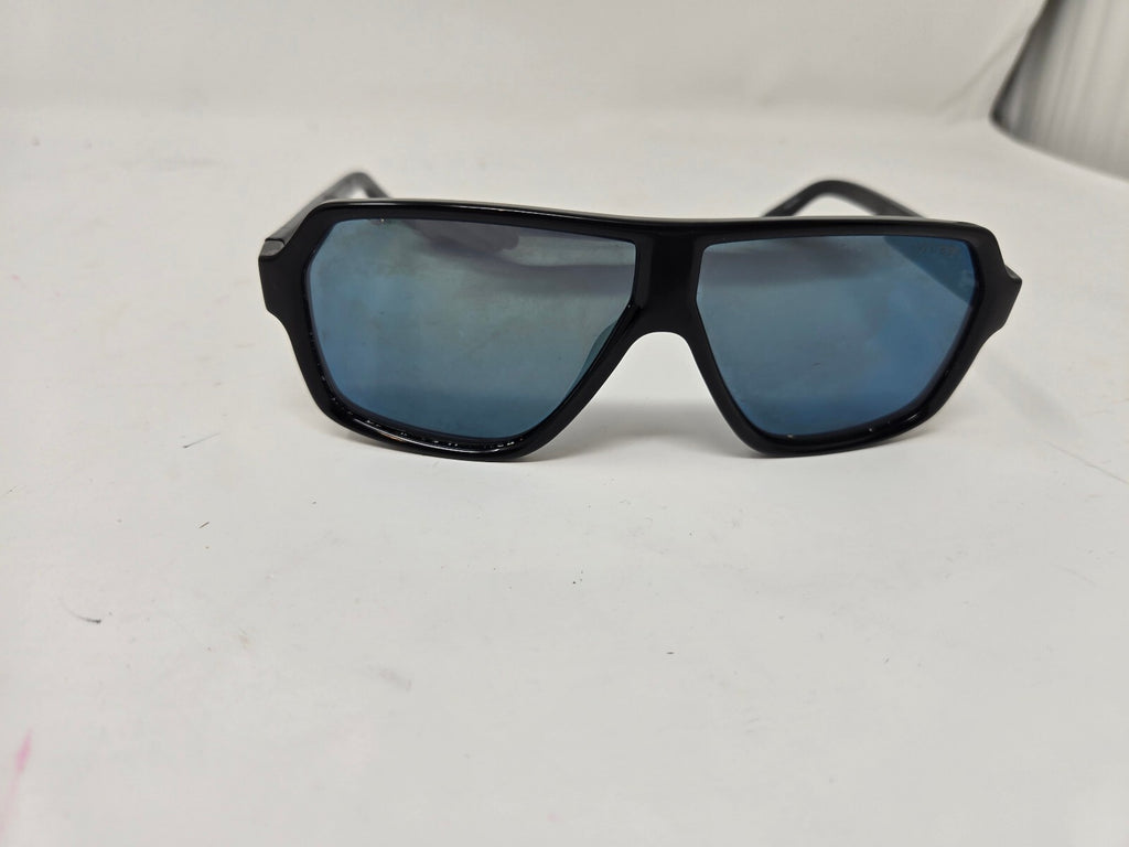 Guess Black Aviator Style Sunglasses with Blue Tinted Lenses