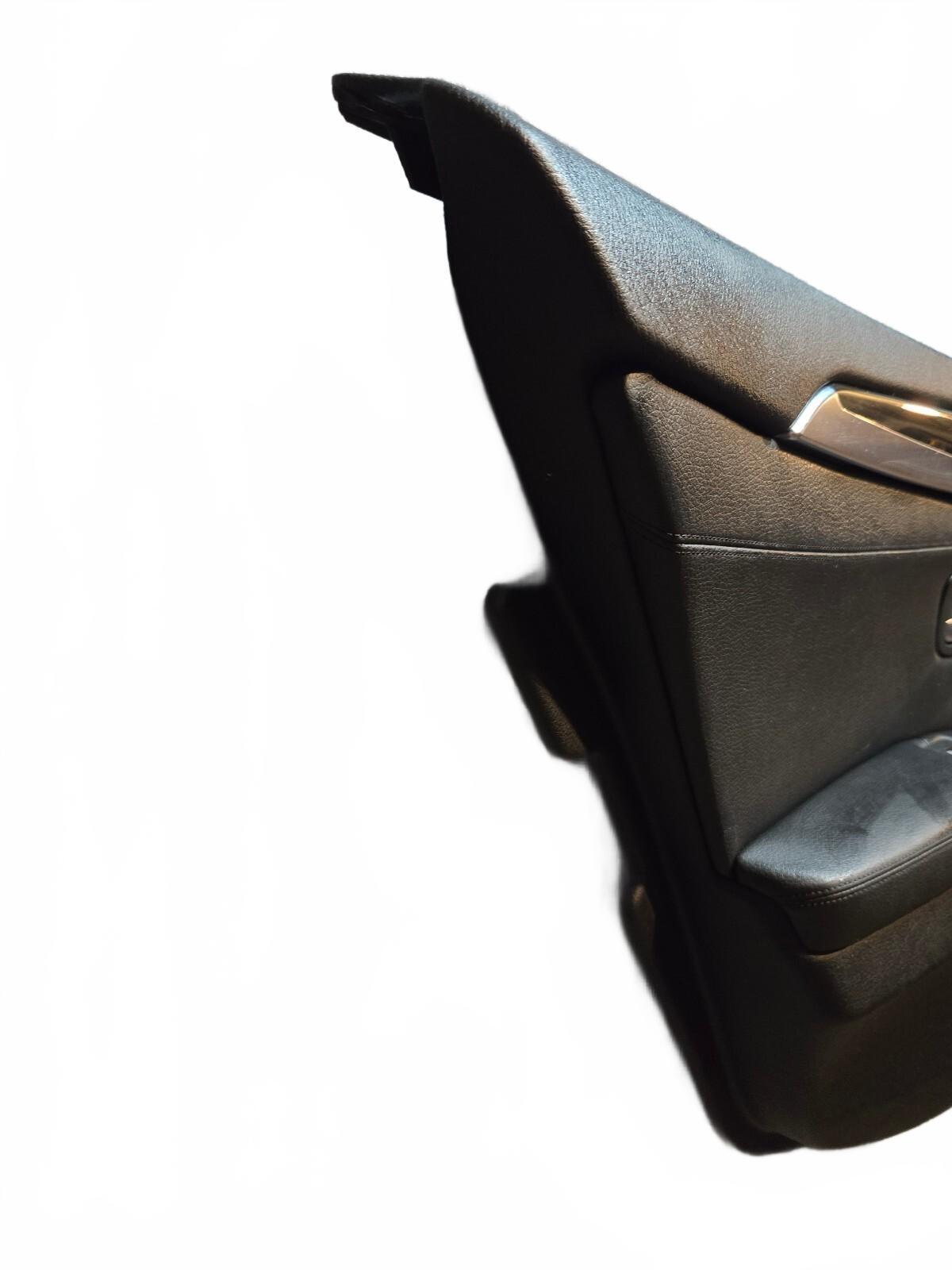 BMW Black Front Door Panel Trim with Handle and Control Switch