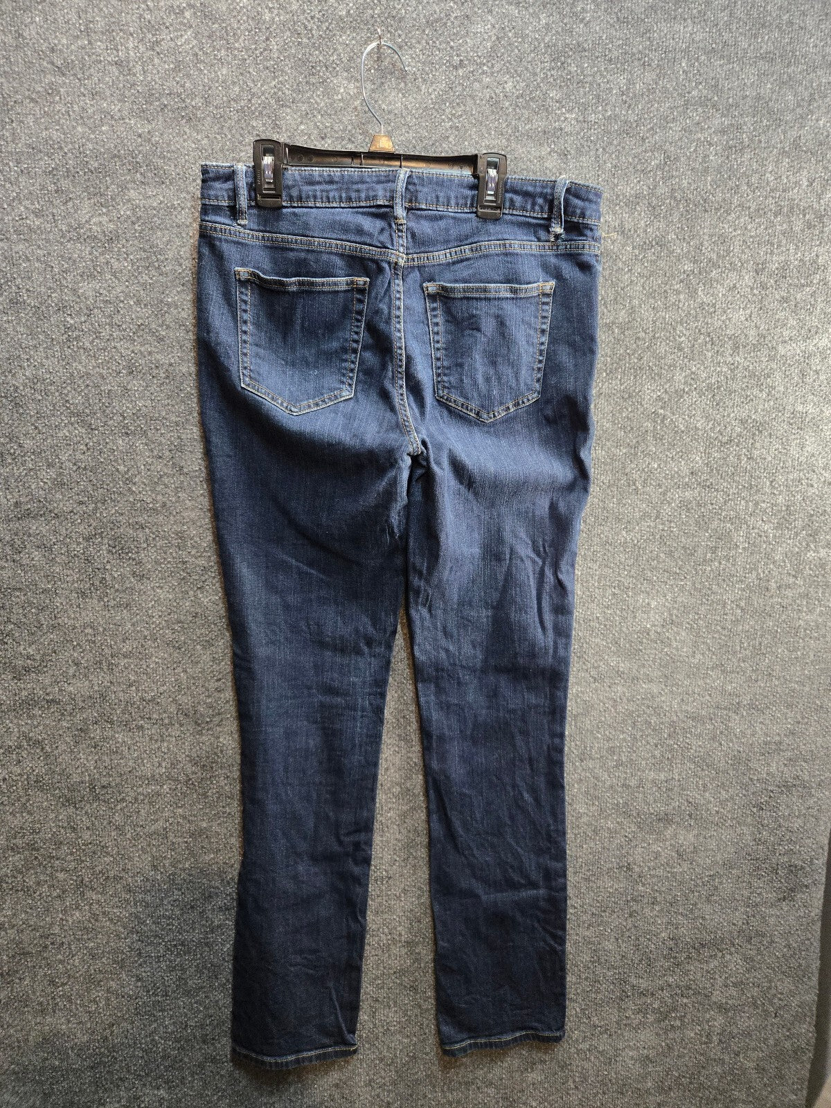 Liz Claiborne Classic Fit Straight Leg Women's Jeans Size 8T Blue Denim
