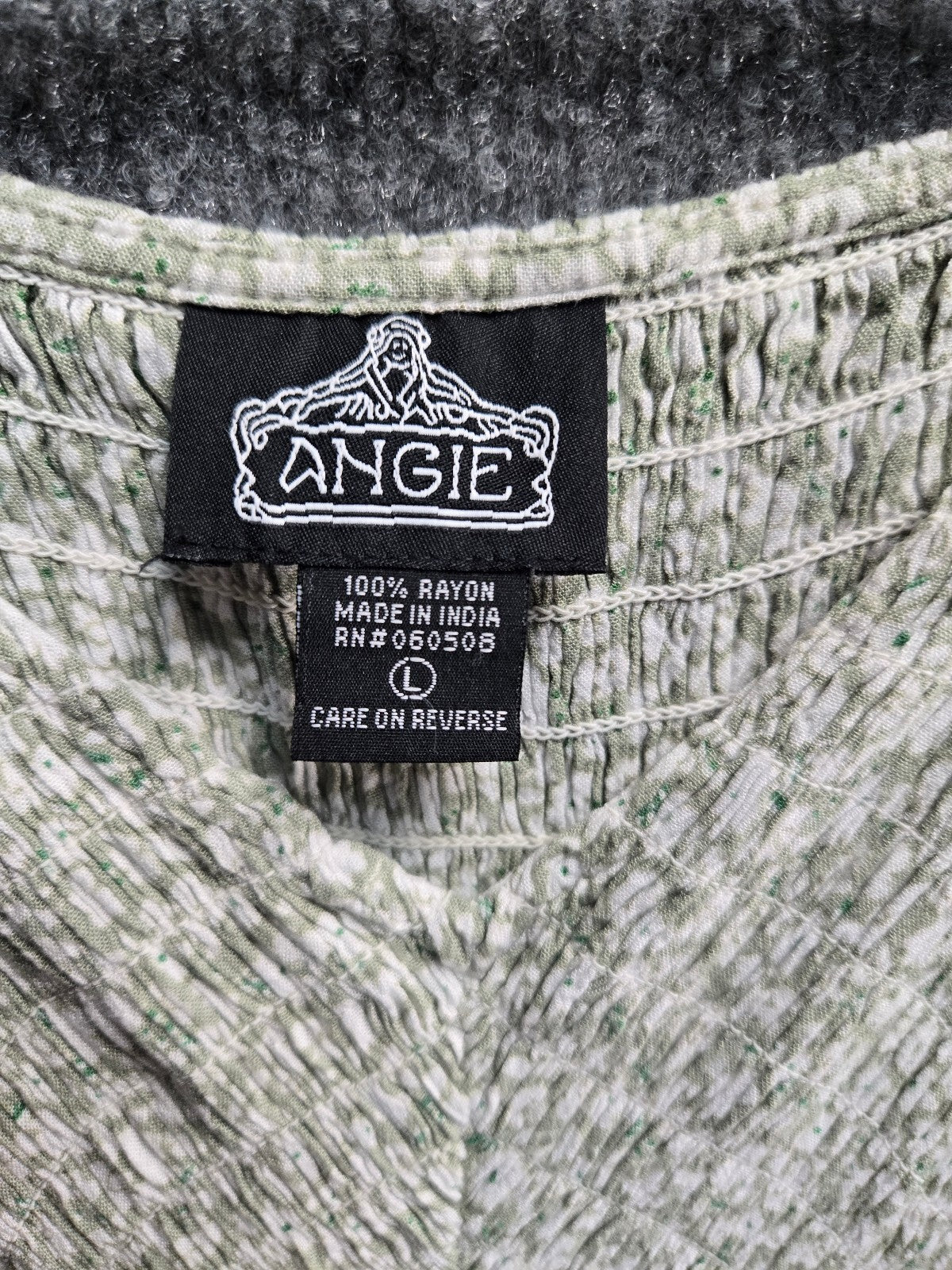 Angie Women's Rayon Floral Dress Size Large