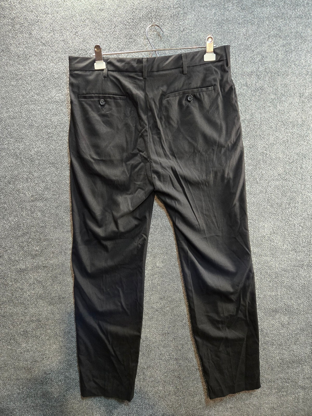 Van Heusen Men's Black Straight Fit Dress Pants 34x32