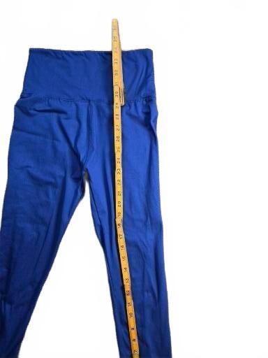 High Waist Blue Leggings for Women