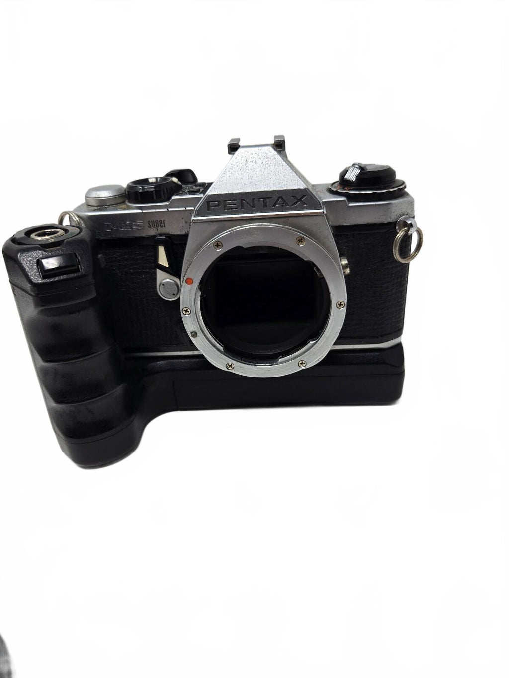 Vintage Pentax Me Super 35MM Film Camera Kit W/ Winder II & Vivitar Flash