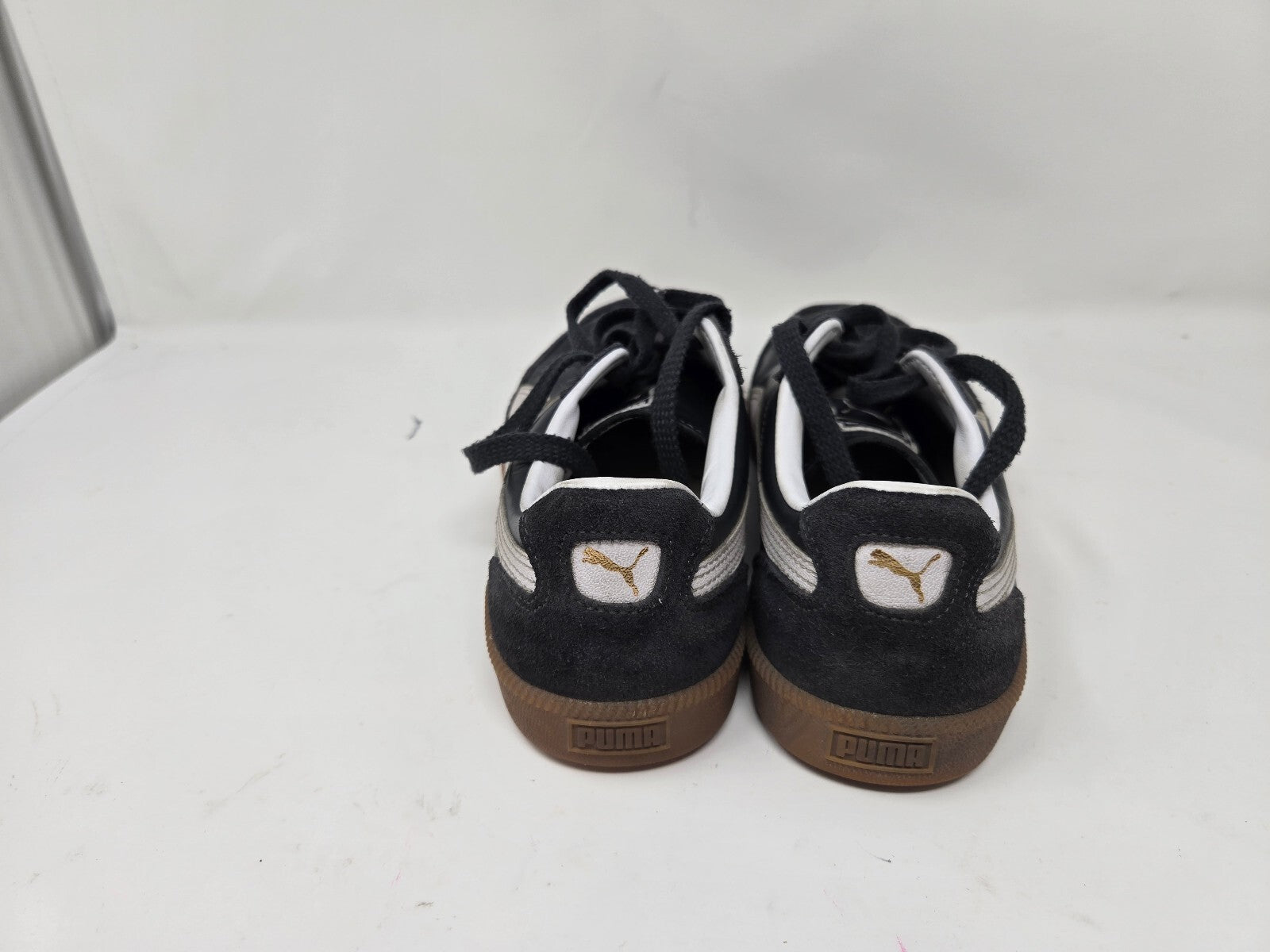 PUMA Super Liga OG Retro Black White Men's Size 8 Sneakers 356999-09 Excellent
