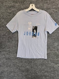 Nike Jordan Boys Youth Large 23 Graphic T-Shirt Light Powder Blue Short Sleeve