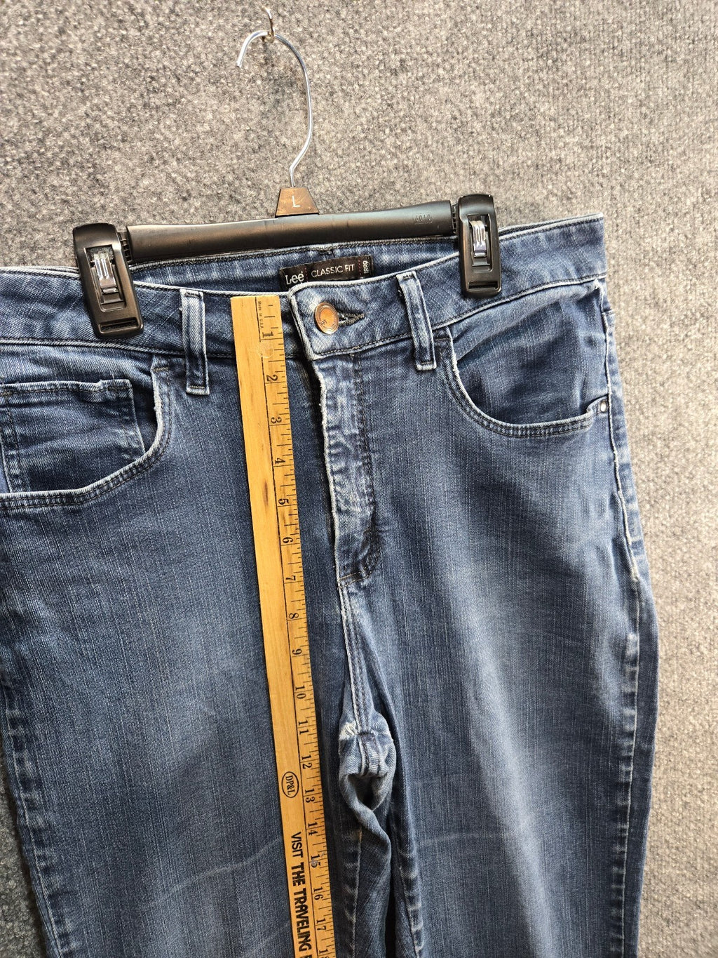Lee Classic Fit Women's Blue Denim Jeans Size 6