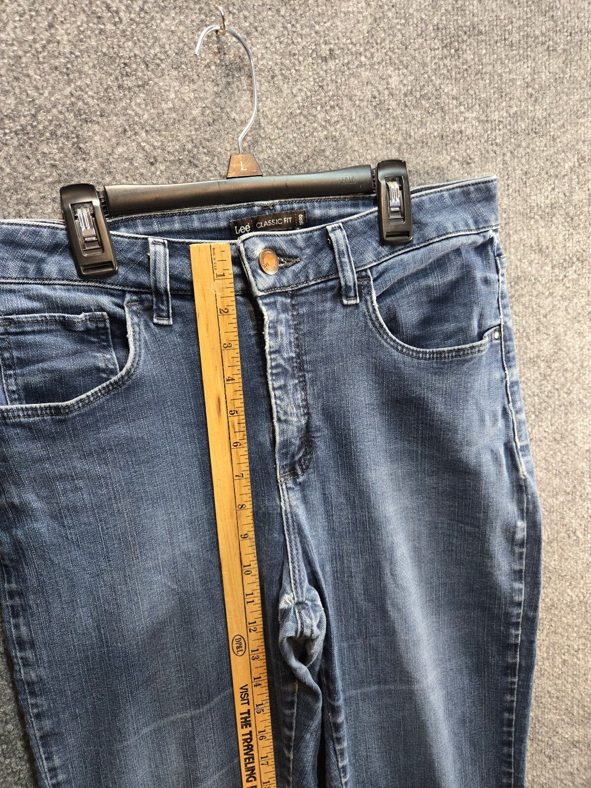 Lee Classic Fit Women's Blue Denim Jeans Size 6