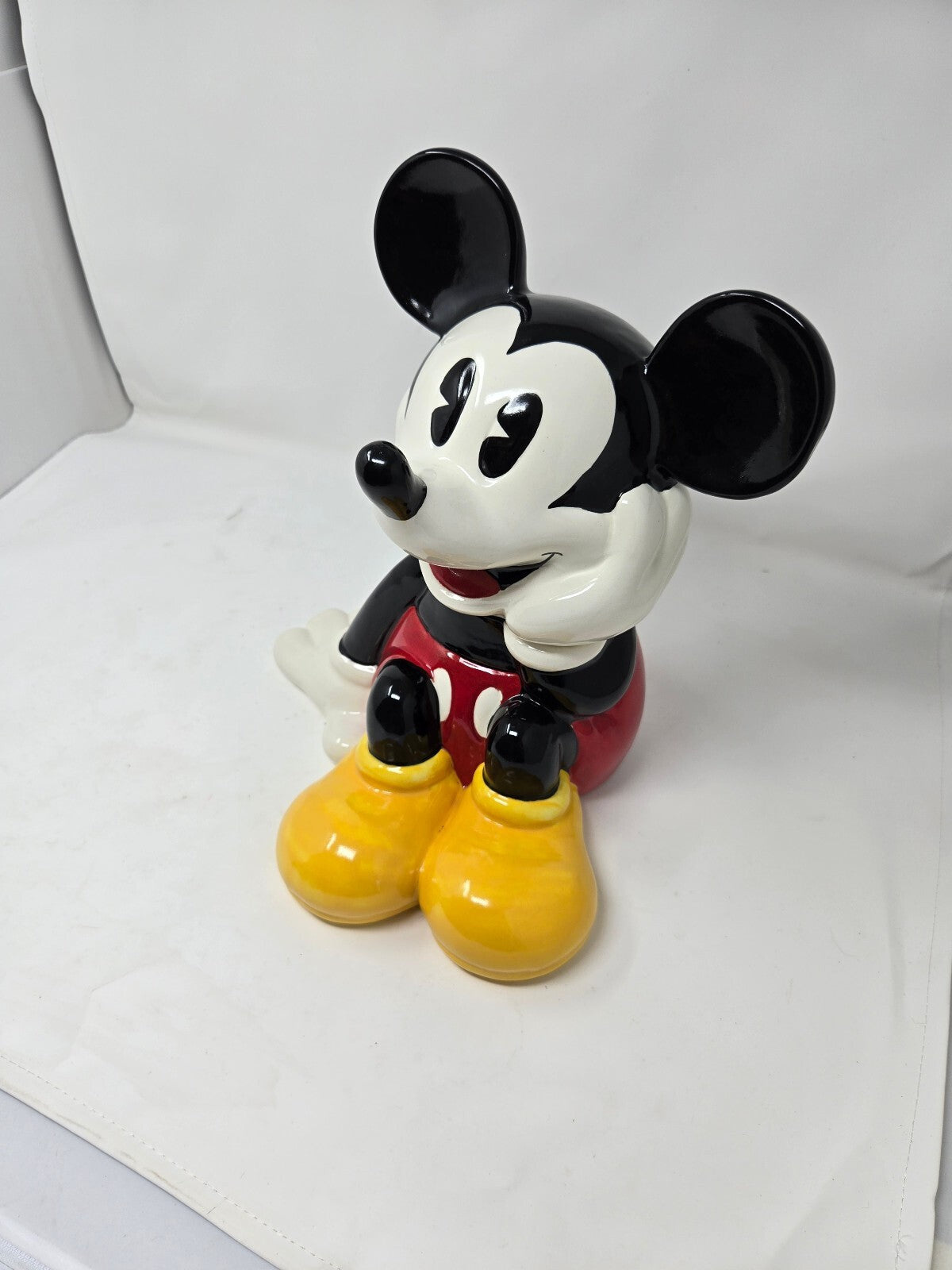 1990s Treasure Craft Mickey Mouse Ceramic Cookie Jar NIB