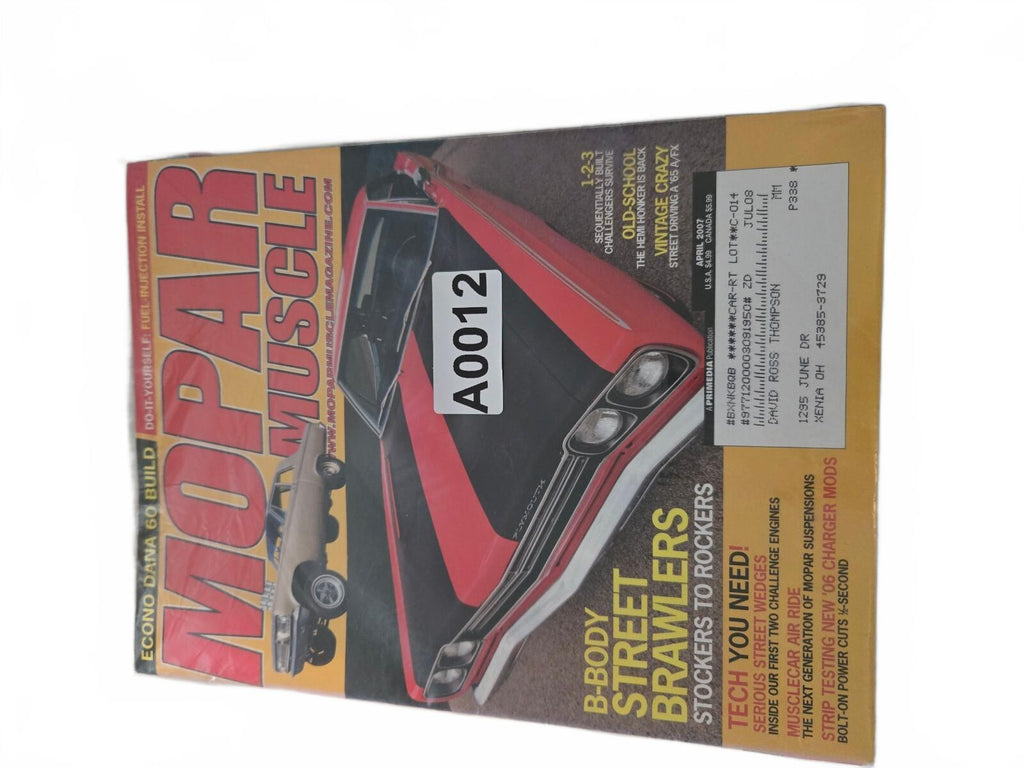 Mopar Muscle Magazine B-Body Street Brawlers Issue