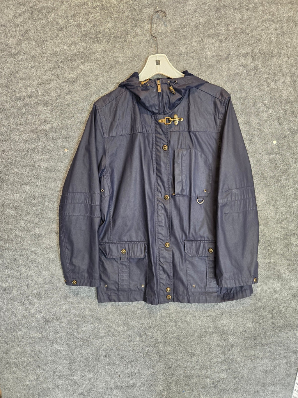 Vintage Polo Ralph Lauren Naval Supply Jacket Fireman Clasp Hook Navy MED