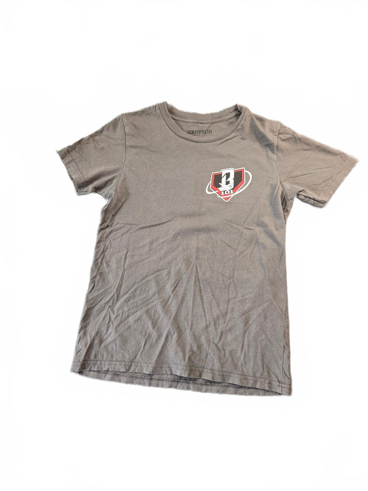 BSBLifestyle 101 Youth X-Large Gray Graphic T-Shirt