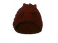 UGG Medium Burgundy Cable Knit Pet Sweater with Turtleneck - Cozy Dog Clothing