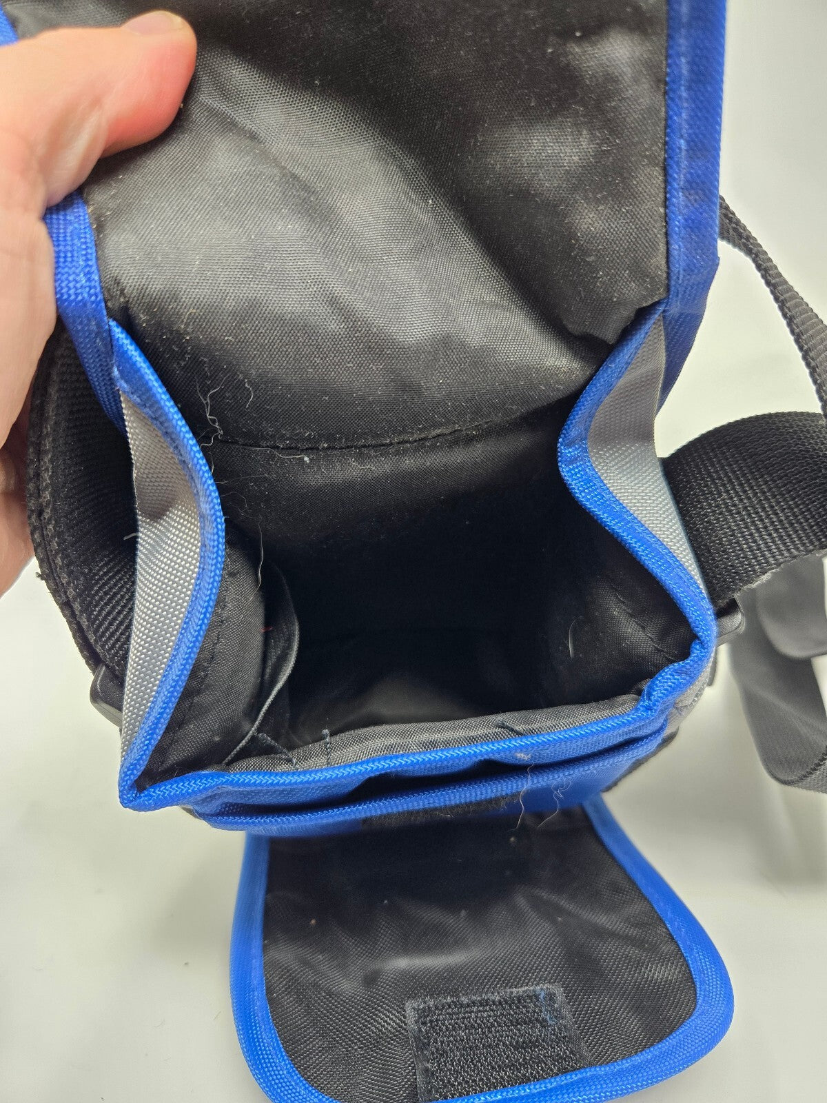 Alandda Blue Padded Camera Bag Pouch | Adjustable Shoulder Strap & Buckle