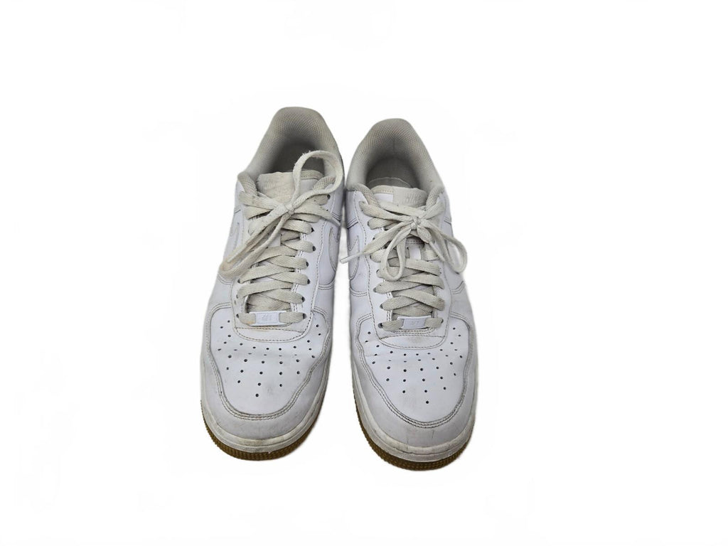 Nike Air Force 1 Low White Gum Bottoms Casual Skate Shoes 10