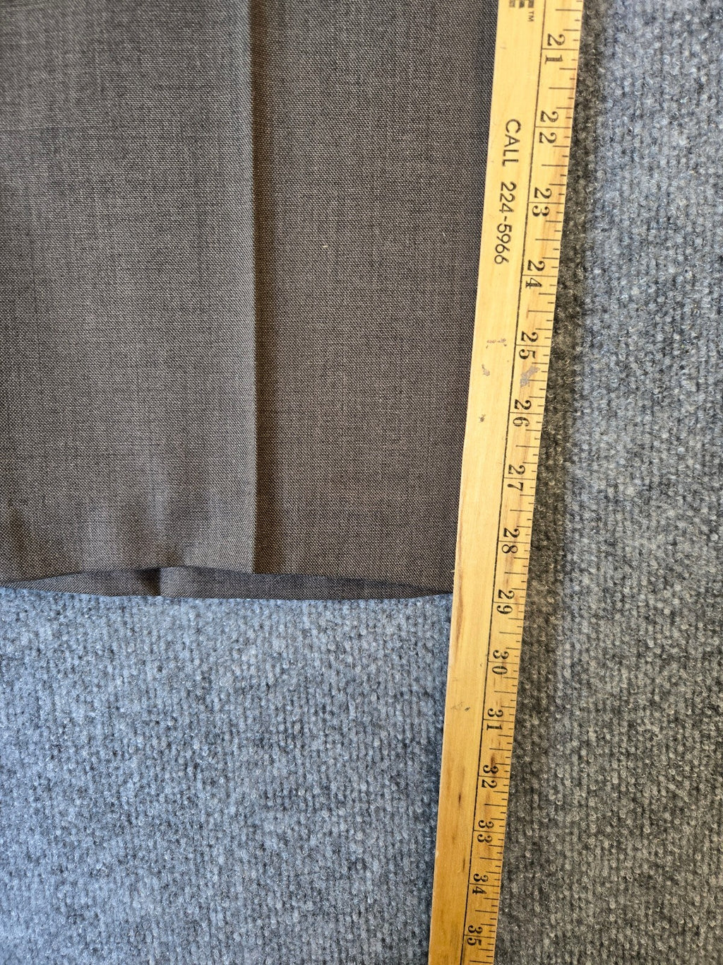 Collection by Michael Strahan Men's Wool Blend Dress Pants Brown 36x30