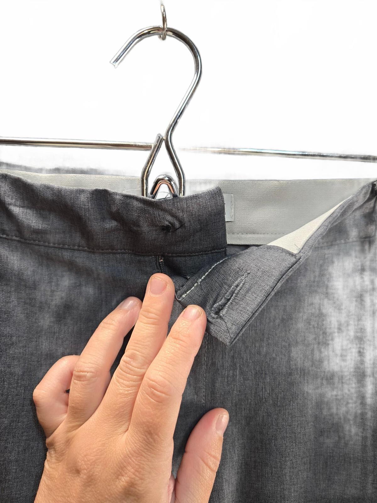 Greg Norman Performance Stretch Golf Pants Flat Front Charcoal Grey Men’s 40x30