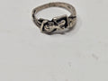 Vintage Stamped .925 Sterling Silver Kama Sutra Erotic Lovers Figural Wrap Ring