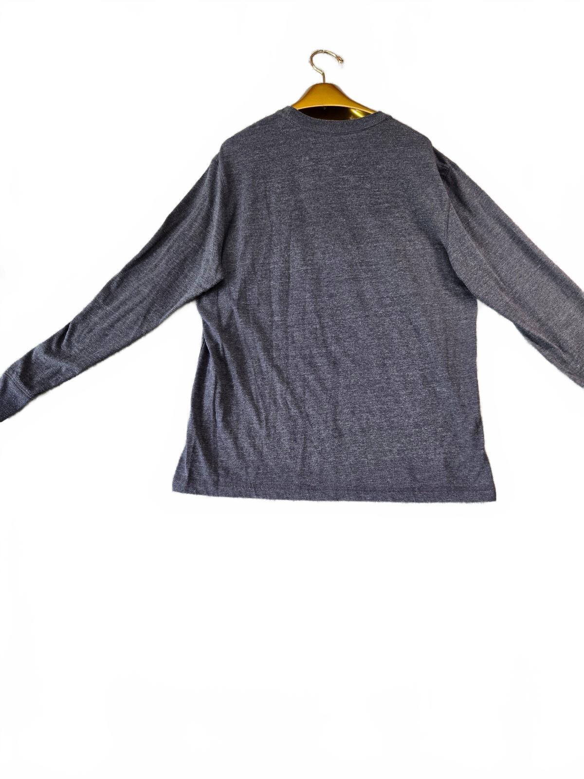 Urban Pipeline Men's Long Sleeve Crew Neck T-Shirt Gray Size L