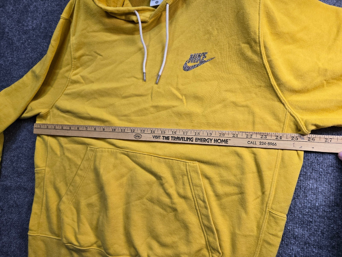 Nike Yellow Hoodie Sweatshirt Size XL