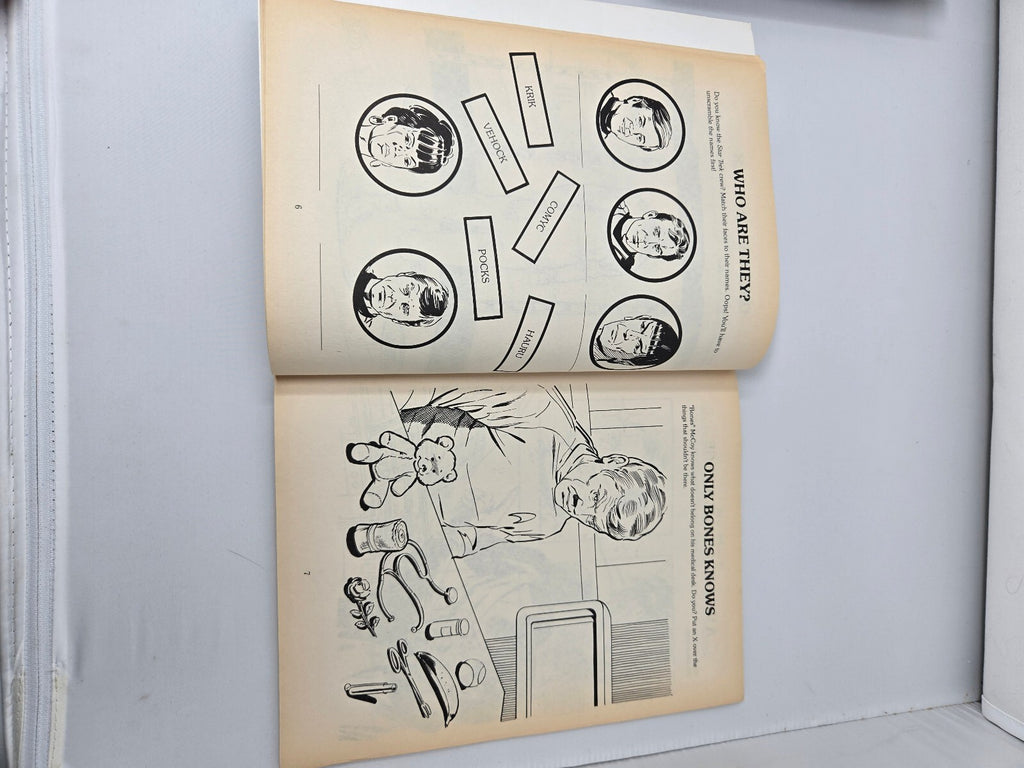 Vintage 1986 The Star Trek Puzzle Book Peter Lerangis 20th Anniversary Unused