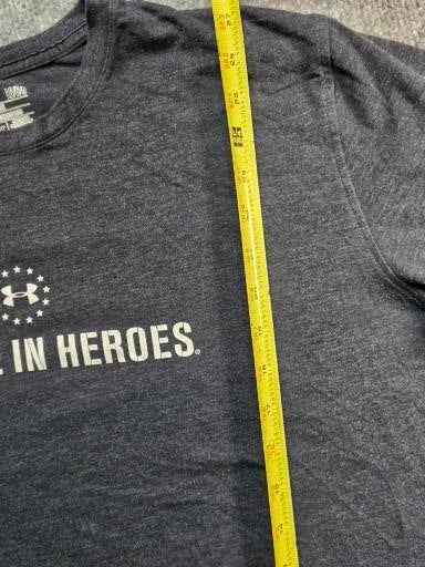 Under Armour Wounded Warrior Project 'Believe in Heroes' Gray T-Shirt LG