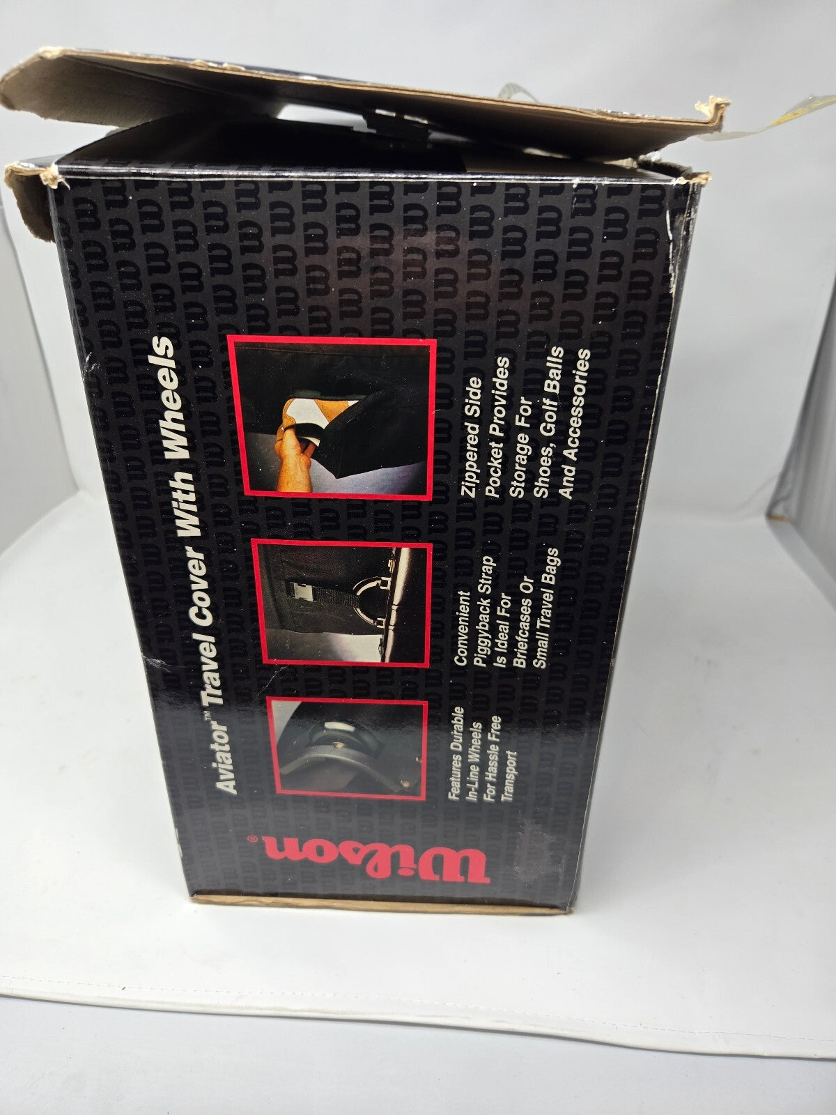 VTG Wilson Aviator Golf Travel Bag Cover with Wheels Model W432 New In Box