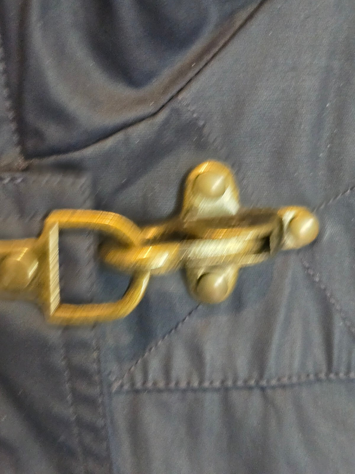 Vintage Polo Ralph Lauren Naval Supply Jacket Fireman Clasp Hook Navy MED
