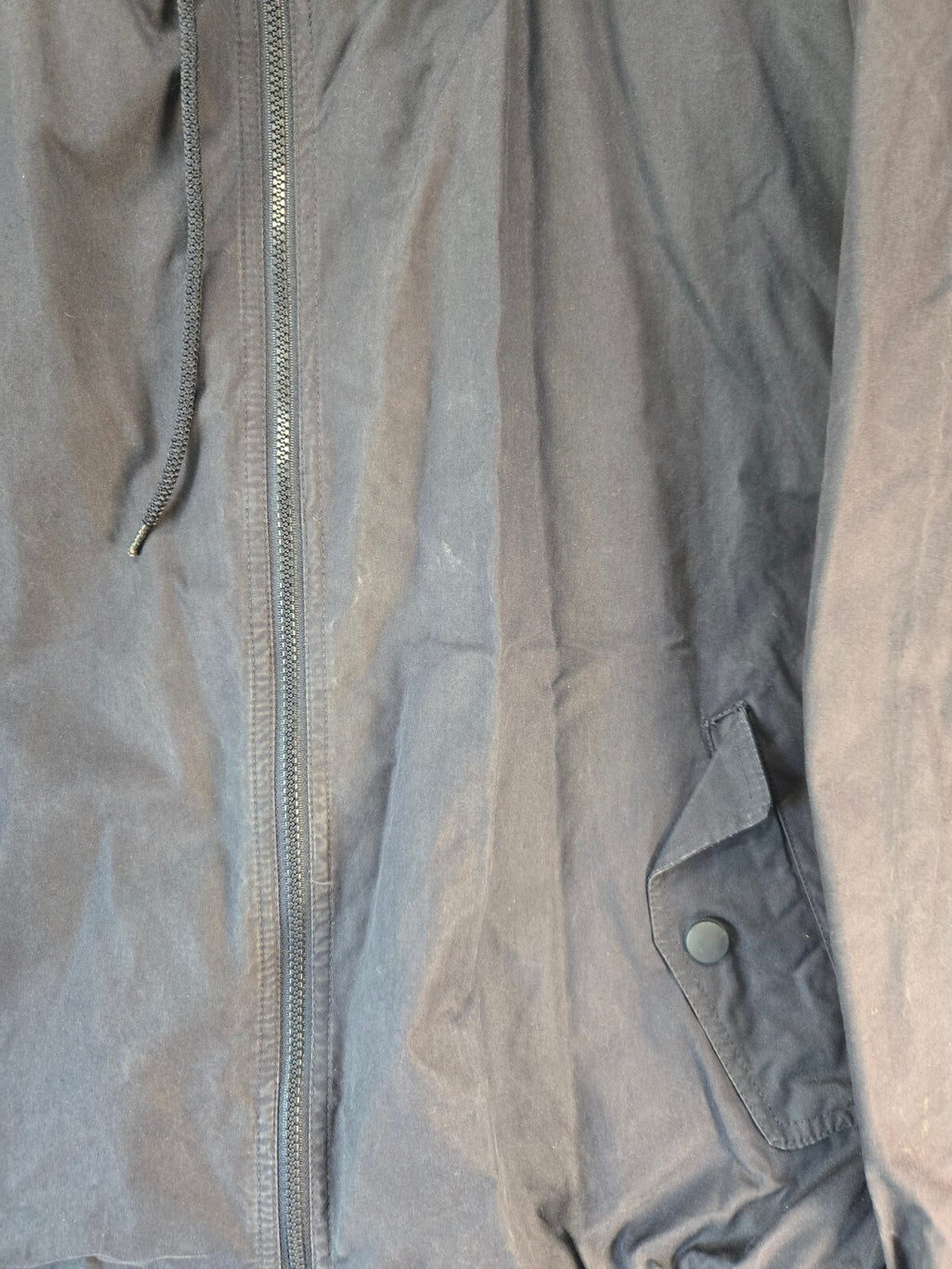 London Fog Men's Utility Jacket XL Navy Blue