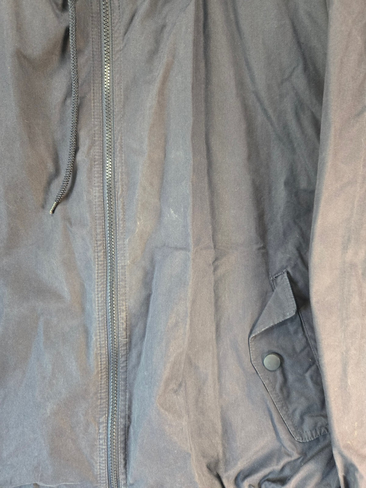 London Fog Men's Utility Jacket XL Navy Blue