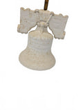 Ceramic Bisque Liberty Bell Piggy Bank, Patriotic Duncan Philadelphia 1776