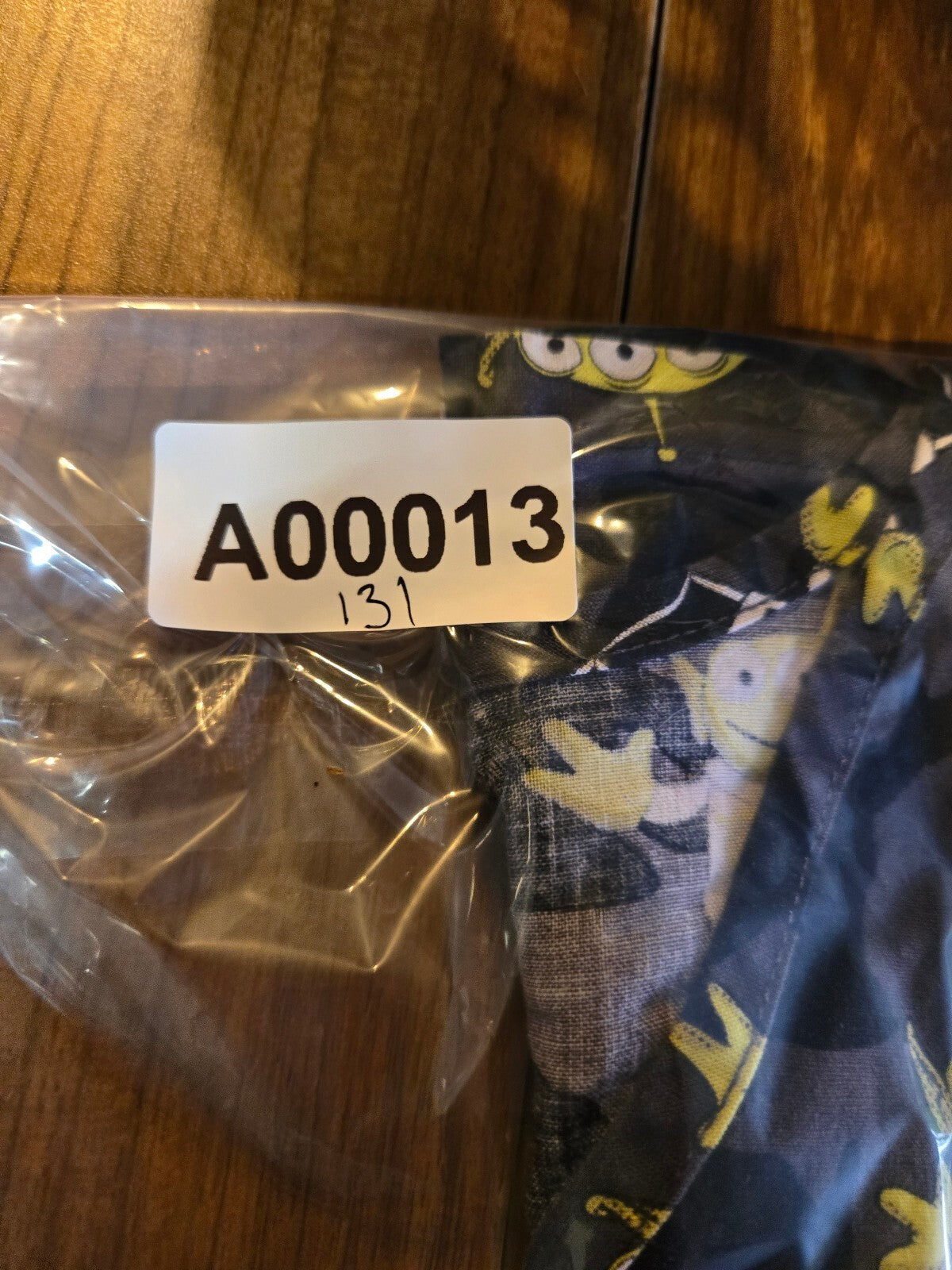 Disney Pixar Toy Story Alien Madness Mock Wrap Scrub Top Black Size Small