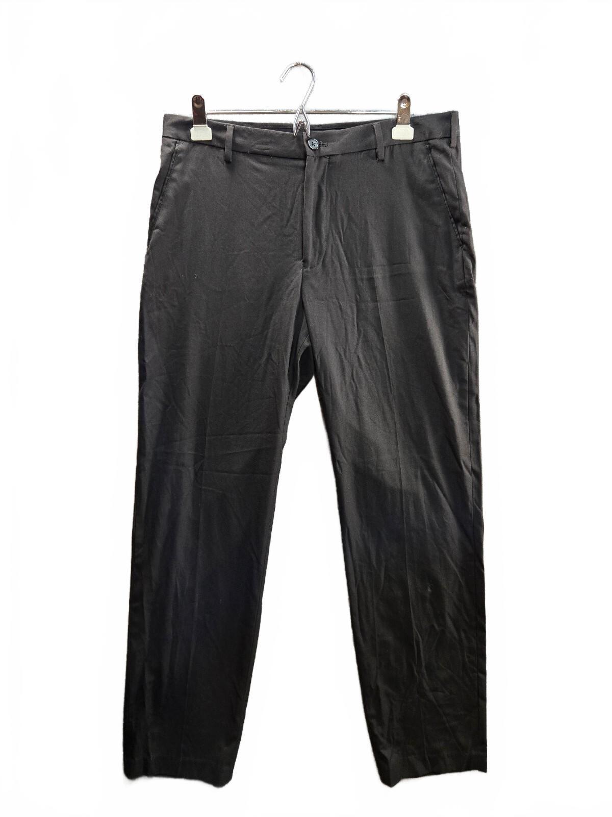 Van Heusen Men's Black Straight Fit Dress Pants 34x32