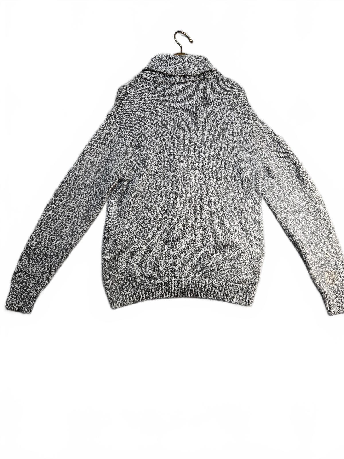 Bonobos Men's Slim Fit Gray Marled Shawl Collar Cardigan Sweater Size Medium
