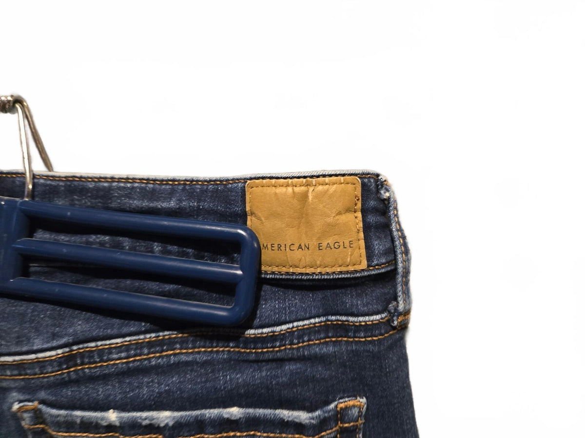 American Eagle Blue Denim Super Stretch Jeans Women's Size 6