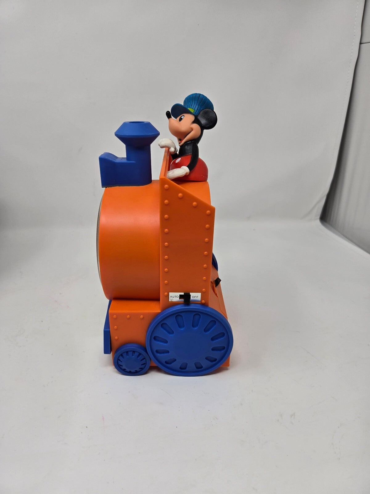 1970's BRAND NEW IN BOX Mickey Mouse Talking Alarm Clock Choo-Choo Bradly Time