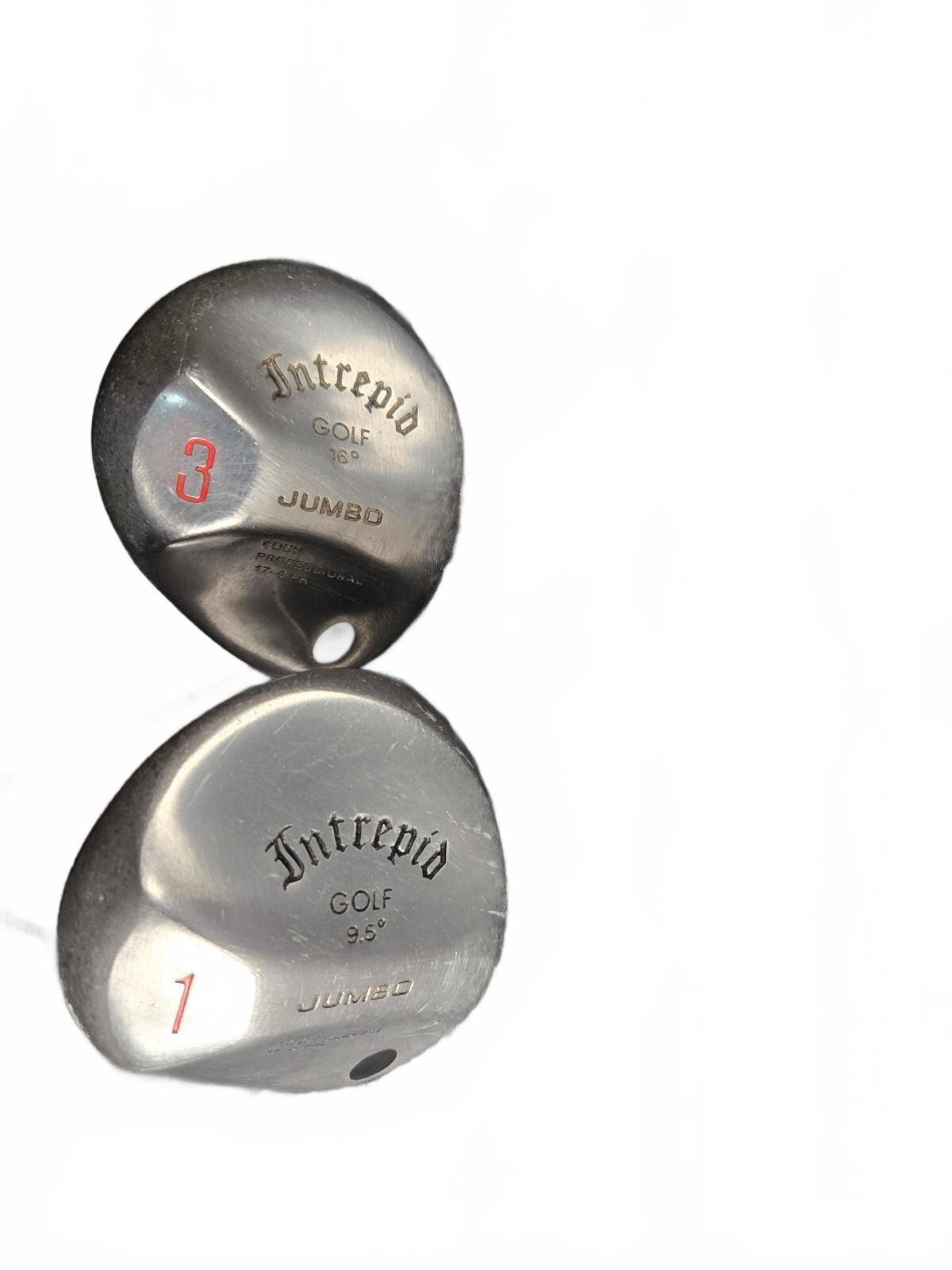 Intrepid Golf Jumbo 1 and 3 Wood Clubs Set
