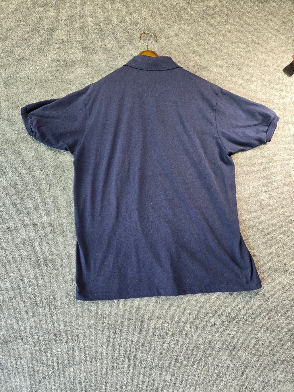 Vintage Hall of Fame Cooperstown New York Navy Polo Shirt