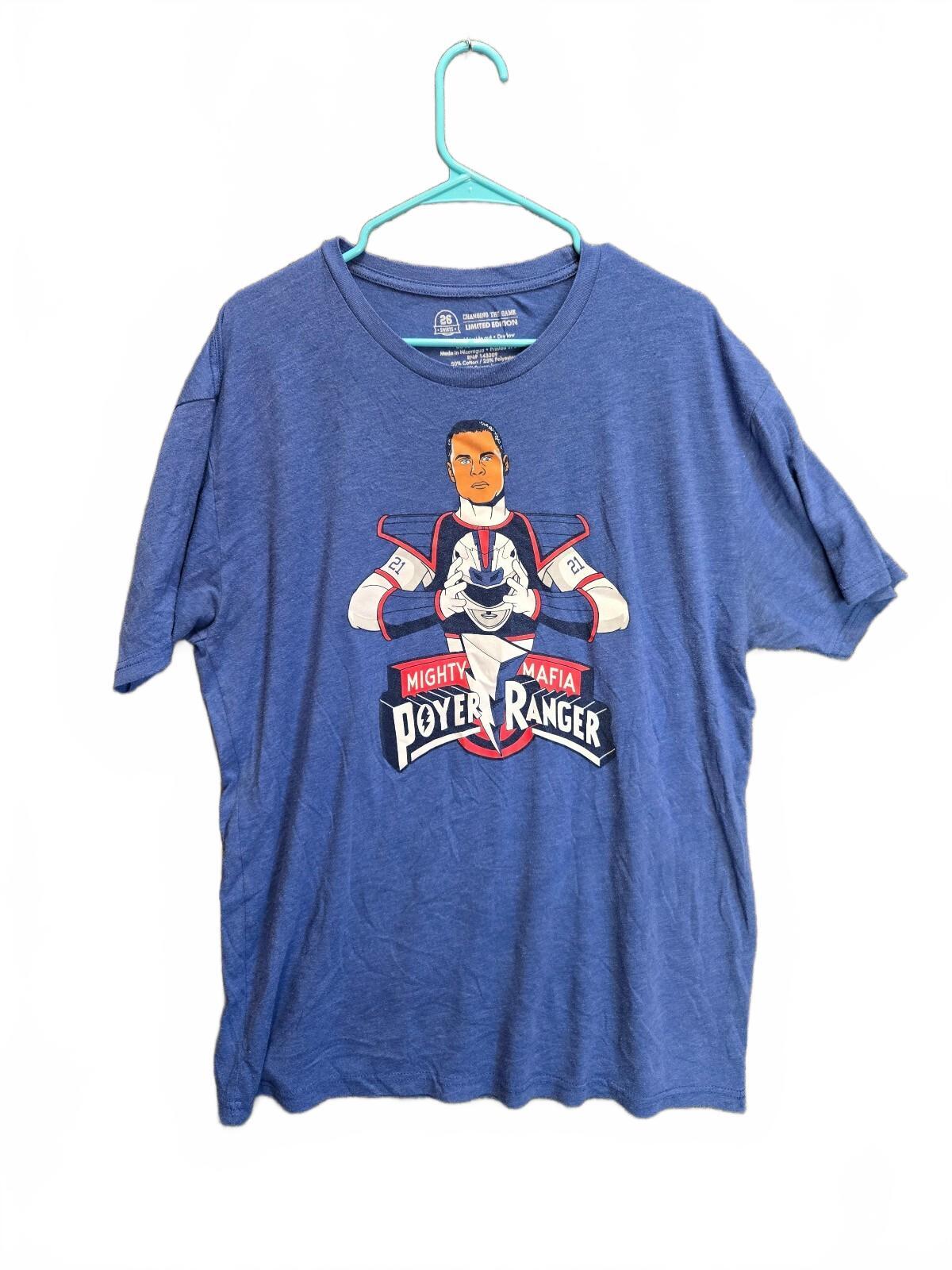 26 Shirts Buffalo Jordan Poyer Mighty  Ranger T-Shirt Blue XXL