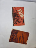 Lot of 2 Vintage 1940s Lionel Train Paper: 1942 Instruction Manual & 1947 Broc