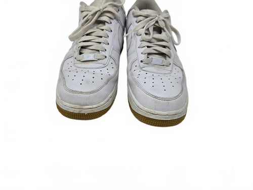 Nike Air Force 1 Low White Gum Bottoms Casual Skate Shoes 10