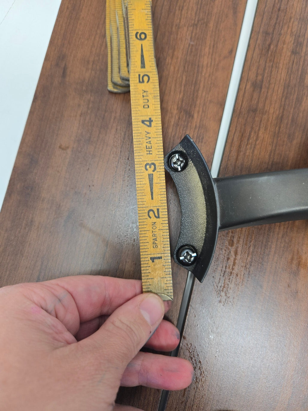 Set of 5 Wooden Ceiling Fan Blades with Black Mounting Hardware