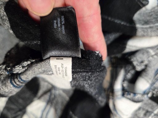 Lane Bryant Black and White Plaid Button-Up Shirt with Chest Pockets XL