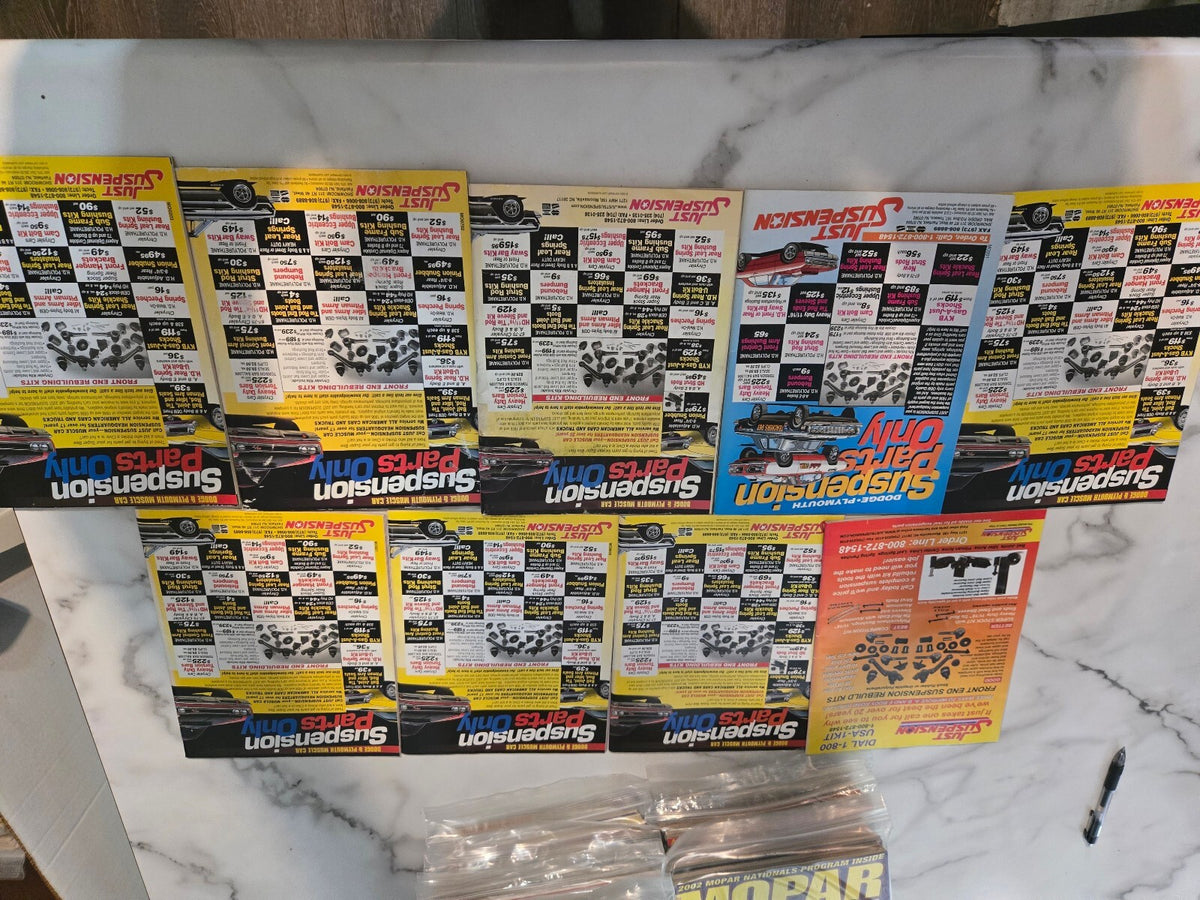 Mopar Muscle Magazine Lot - Classic Car Muscle Car Enthusiast Collection