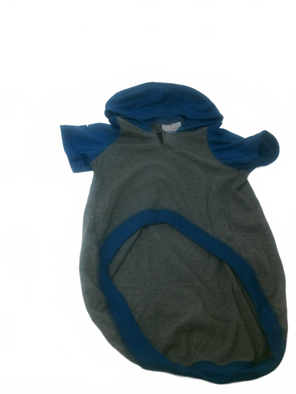 Chicago Cubs Dog Hoodie with Matching Bow Tie size L