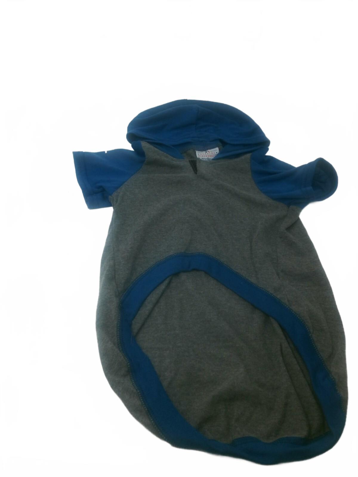 Chicago Cubs Dog Hoodie with Matching Bow Tie size L