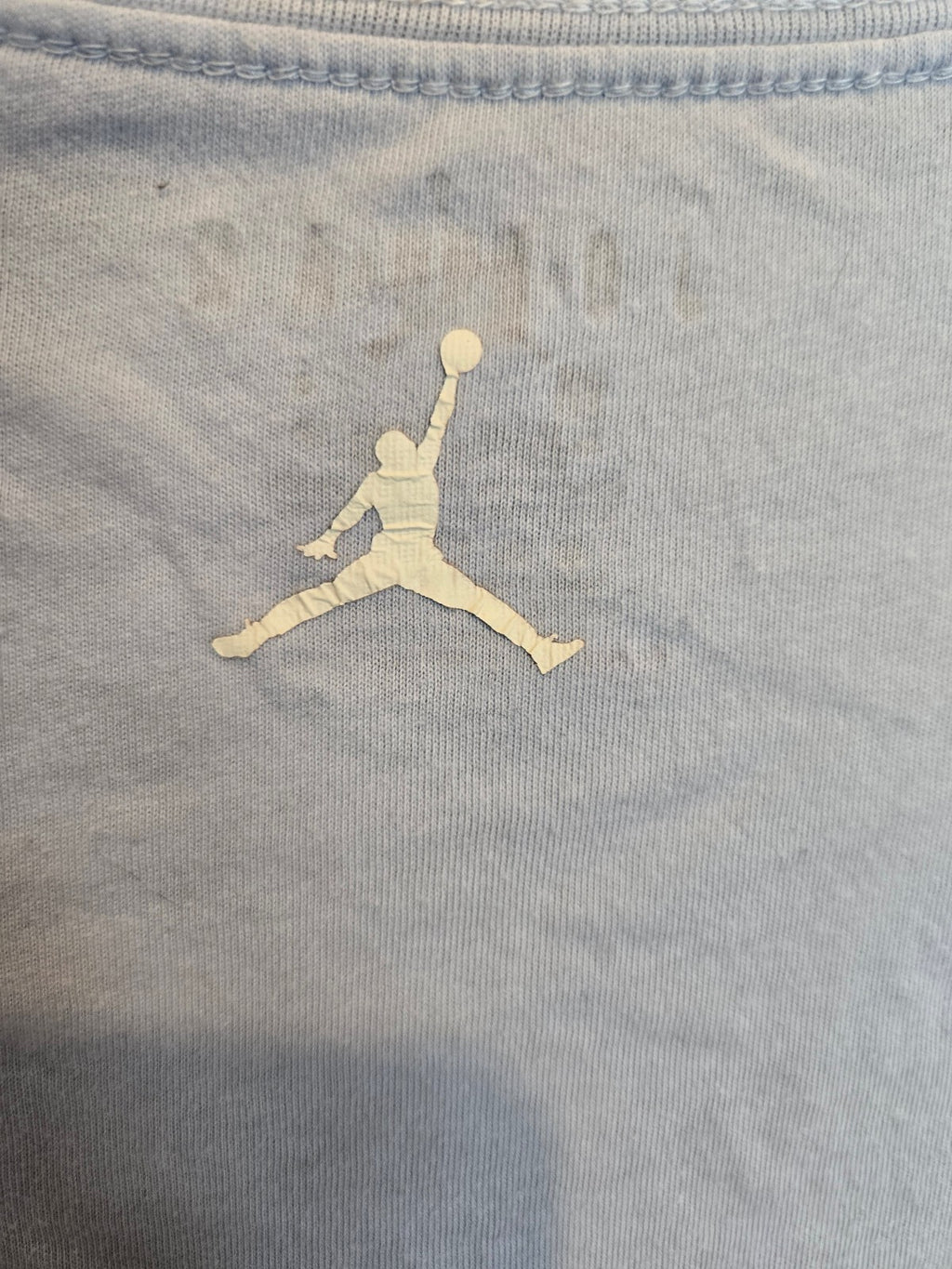 Nike Jordan Boys Youth Large 23 Graphic T-Shirt Light Powder Blue Short Sleeve