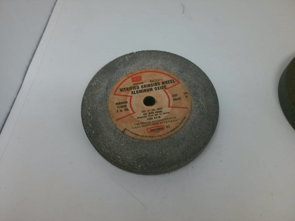 Craftsman Vitrified Grinding Wheel Aluminum Oxide 6 inch