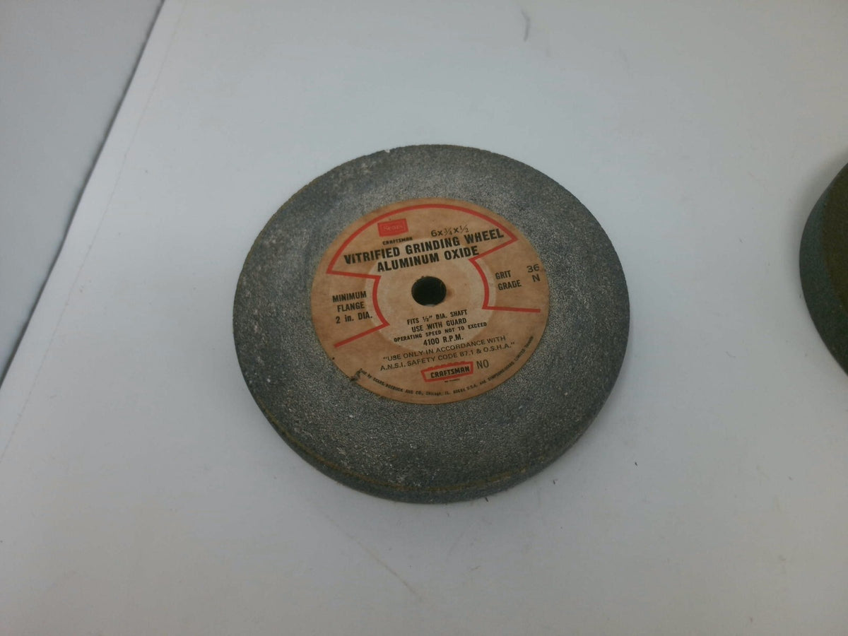 Craftsman Vitrified Grinding Wheel Aluminum Oxide 6 inch